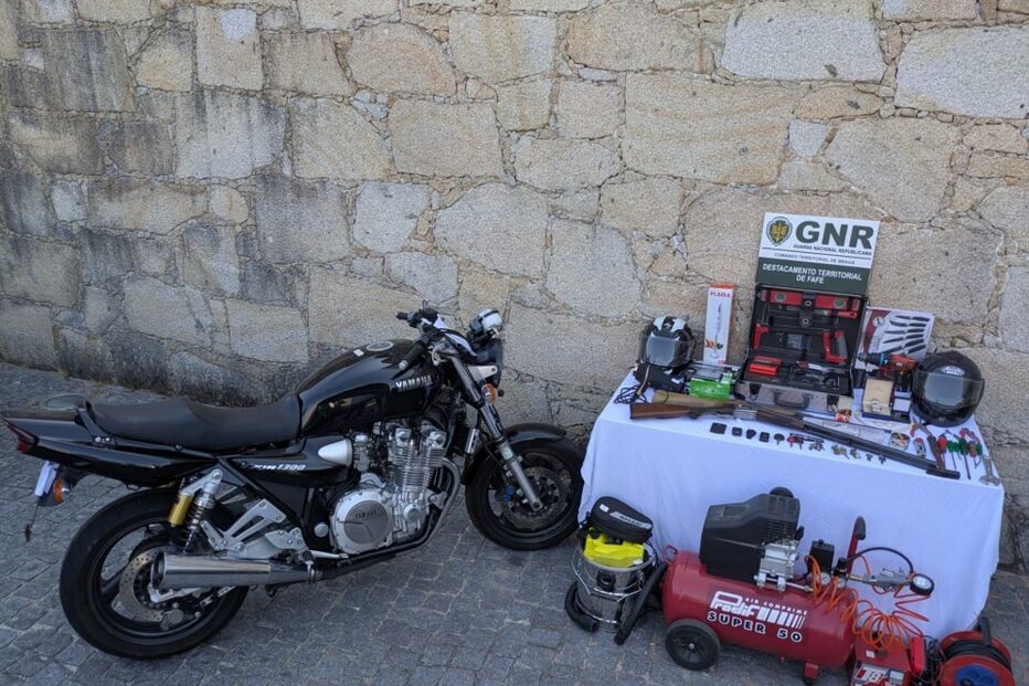 GNR apreende mota e materiais diversos em Fafe