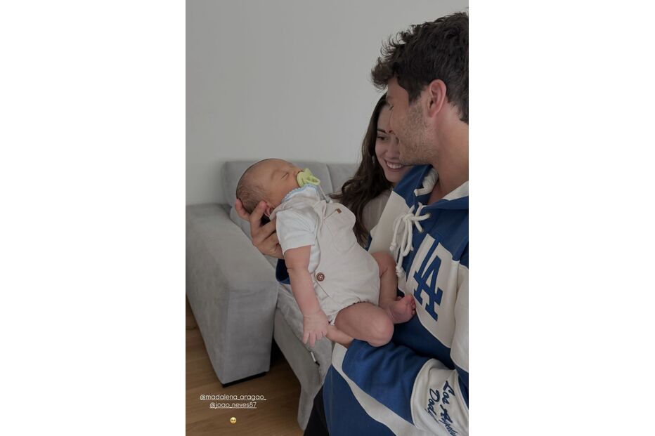 Madalena Aragão e João Neves conhecem o bebé Bernardo