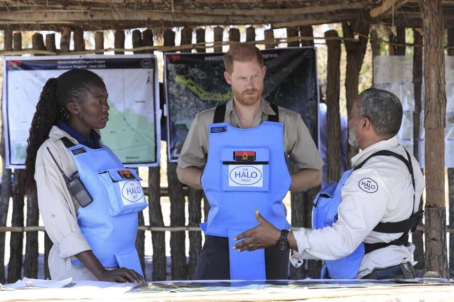 Príncipe Harry visita Angola e segue legado de Diana no desminagem.
