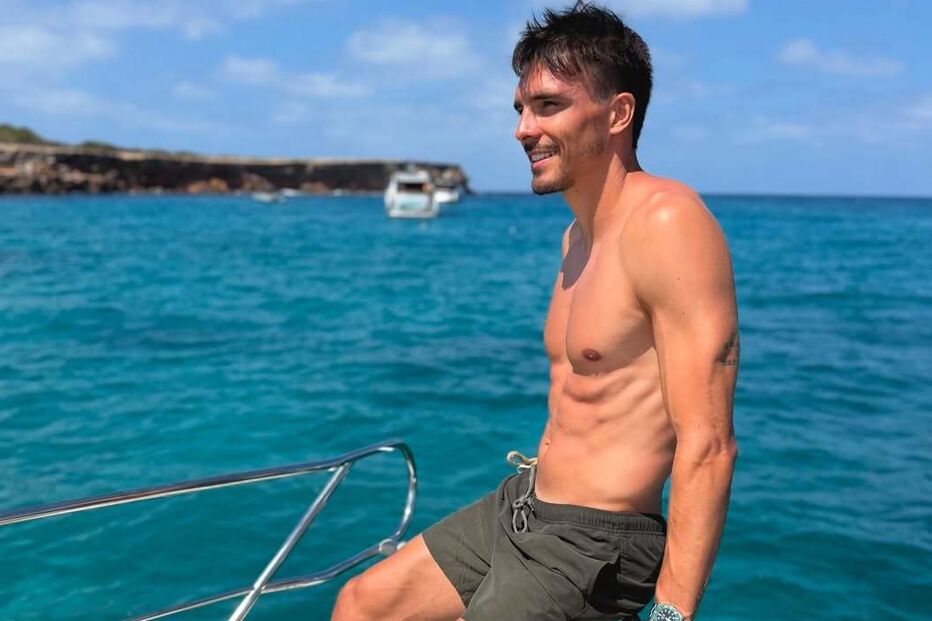 João Palhinha aproveita férias com o filho João Maria e os pais.
