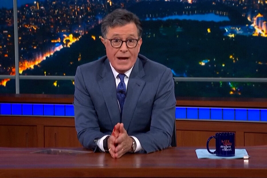 Stephen Colbert apresenta o último episódio de 'Late Show'