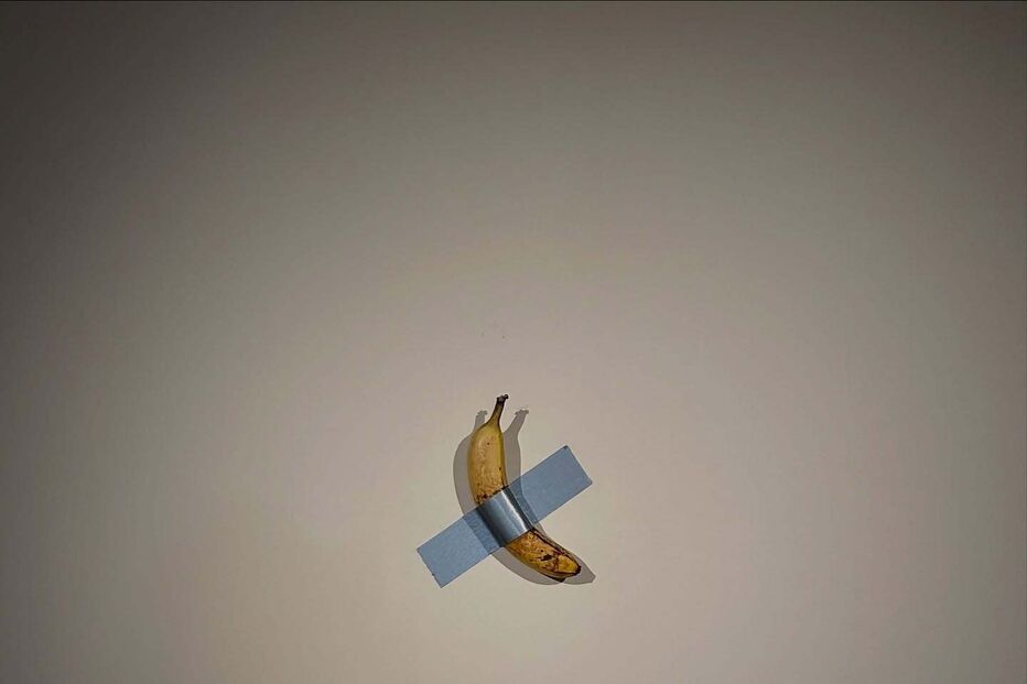 Banana da obra de Maurizio Cattelan
