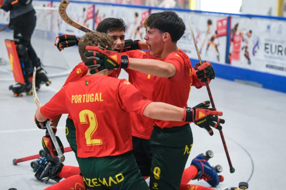 Portugal vence Espanha no desempate por penáltis e sagra-se bicampeão europeu sub-17 de hóquei em patins