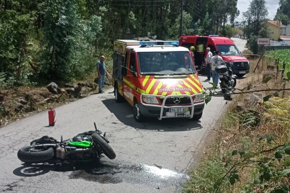 Ferido grave em despiste de mota em Arouca