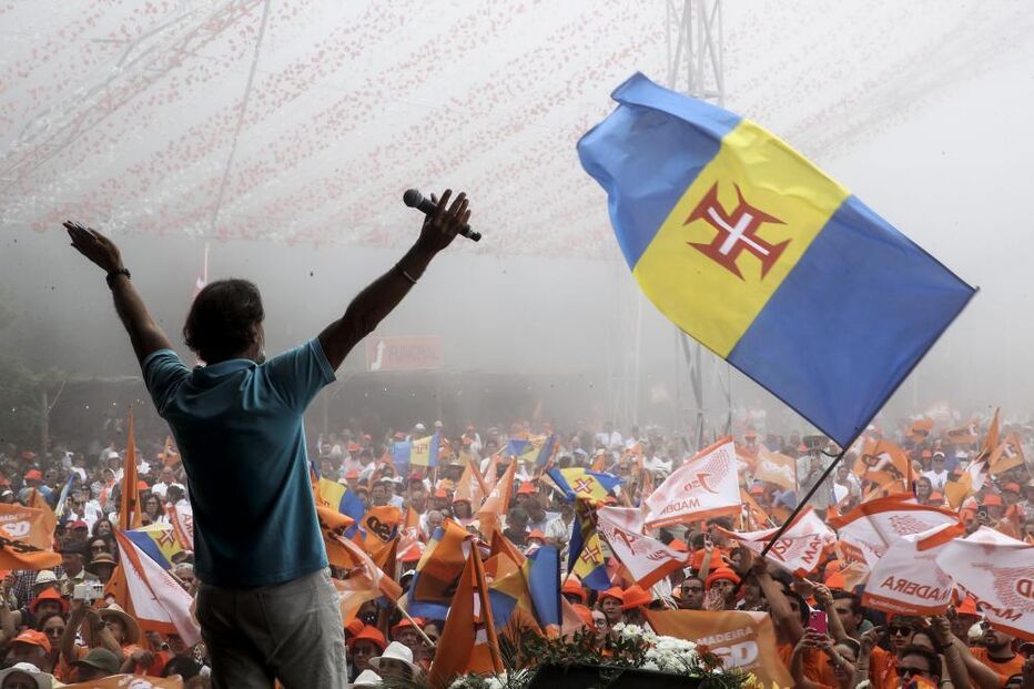 Miguel Albuquerque na festa do PSD Madeira