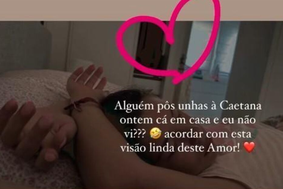 Fernanda Serrano mostra carinho pela filha Caetana