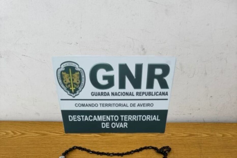 Armas apreendidas em processo por violência doméstica. 