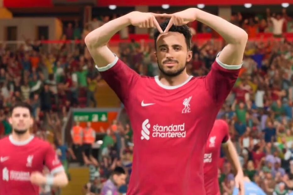 Jogador do Liverpool celebra com símbolo