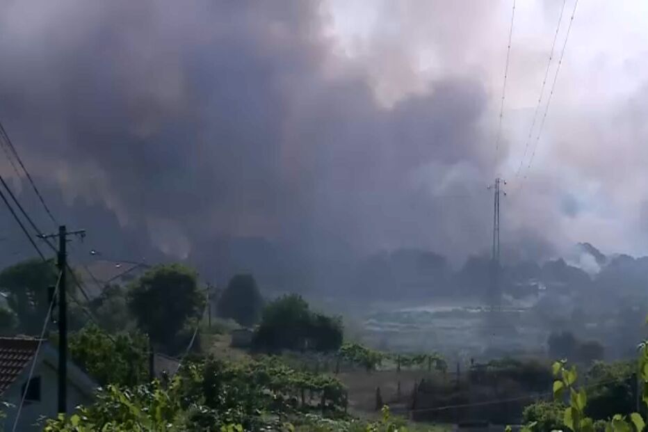 Fogo em Ponte da Barca