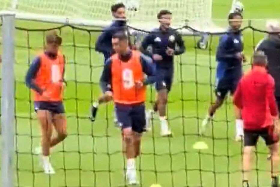 As primeiras imagens de João Félix a treinar ao lado de Cristiano Ronaldo