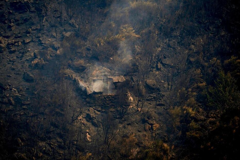 Zona ardida na freguesia de Lourido, Ponte da Barca