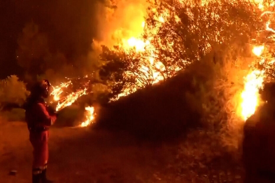 Espanha combate incêndios florestais em várias regiões 