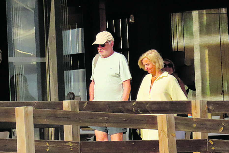 Marta Temido com o marido