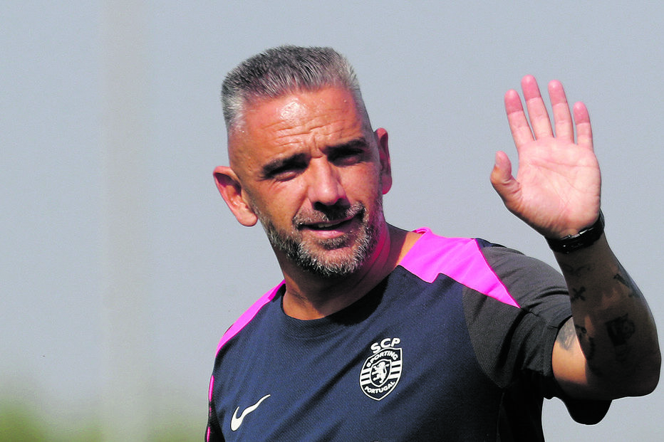 Rui Borges, treinador do Sporting