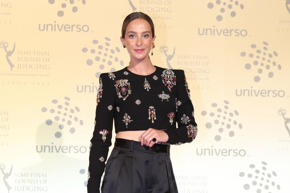 Sara Prata num evento em Lisboa