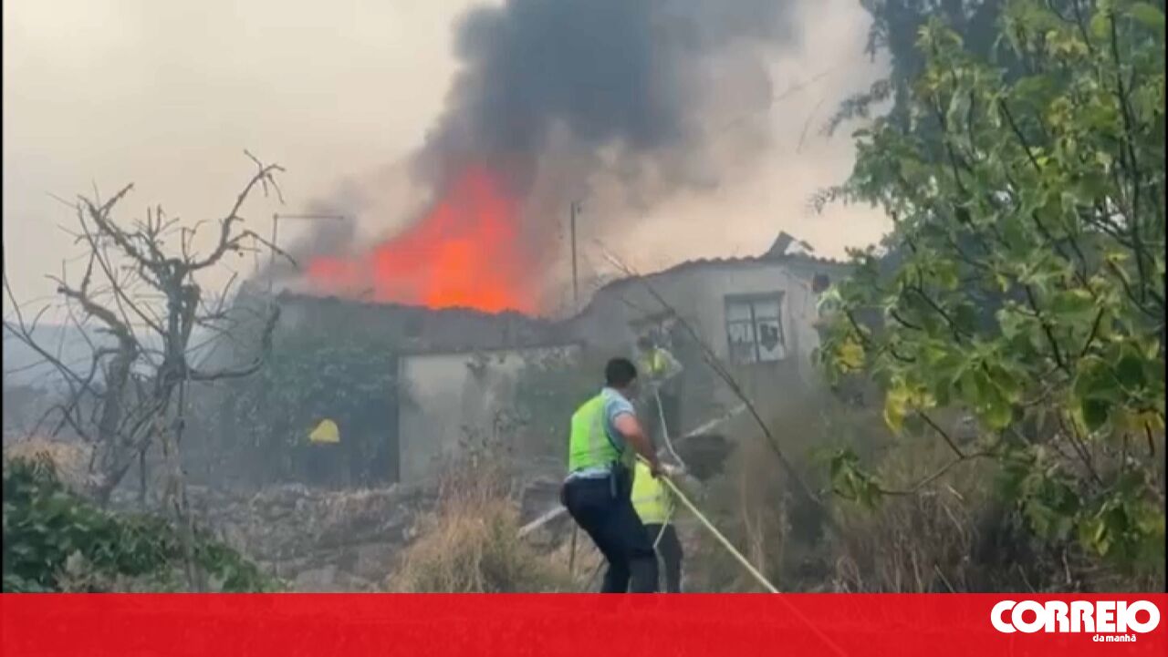 Dramatic Fire Engulfs Terrenho Village in Trancoso: Residents Evacuated as Flames Surround the Area
