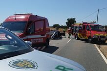 Despiste provoca dois feridos graves na EN262 em Cercal do Alentejo
