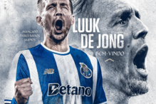 Luuk de Jong é a grande surpresa na apresentação do FC Porto