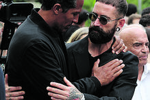 Craques. Bruno Alves e Raul Meireles foram alguns dos ex-jogadores no funeral