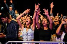 Multidão celebra no Festival do Bacalhau, na Gafanha da Nazaré, Ílhavo