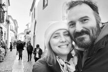 Alda Gomes grávida pela primeira vez, fruto da relação com Vasco Teodoro