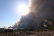 Incêndio em Trevim, na Lousã