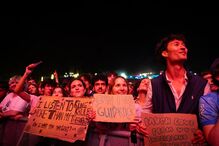 Festivaleiros no penúltimo dia do Paredes de Coura