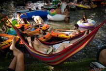 Festivaleiros no penúltimo dia do Paredes de Coura