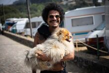 Festivaleiros no último dia do Paredes de Coura