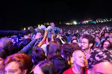 Festivaleiros no último dia do Paredes de Coura