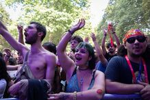 Festivaleiros no último dia do Paredes de Coura