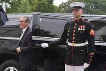 Chegada de Keir Starmer à Casa Branca para encontro sobre a guerra na Ucrânia
