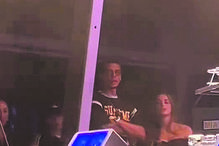 A foto tirada com Richard Ríos no Sol da Caparica