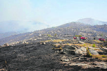 Área ardida na serra da Estrela é enorme