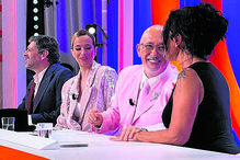 Goucha no programa ‘Funtástico' com os jurados