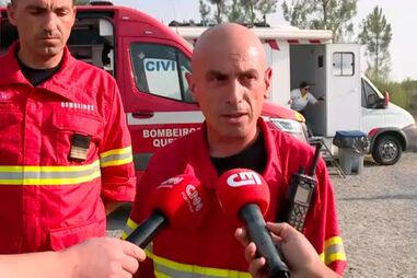 Frente ativa em Celorico de Basto aproxima-se do rio Tâmega