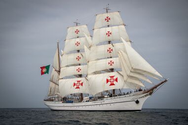 NRP Sagres visita pela primeira vez o porto de Esbjerg, na Dinamarca