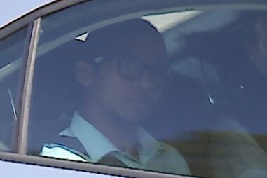 David Marinho, suspeito de homicídio, à saída do Tribunal de Matosinhos