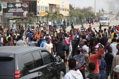 Manifestação em Luanda