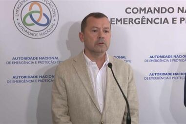 Secretário de estado da Proteção Civil, Rui Rocha