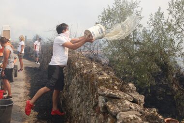 Populares no combate às chamas
