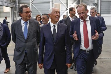 Marcelo Rebelo de Sousa visita Autoeuropa