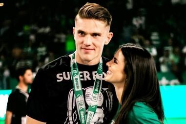 Viktor Gyokeres e Inês Aguiar
