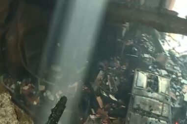 Incêndio em Castelo Branco deixa casas destruídas 