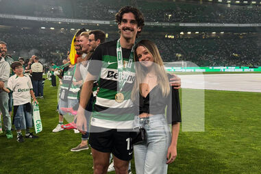 Trincão com a namorada
