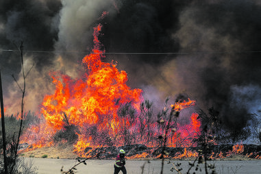O incêndio de Piódão nasceu a 13 de agosto e cresceu como nunca visto