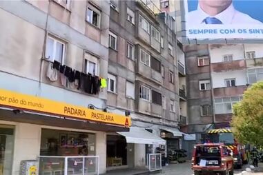 21 feridos em incêndio num prédio em Agualva-Cacém