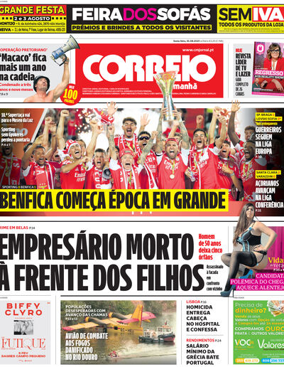 Capa de sexta-feira, 01 de agosto de 2025