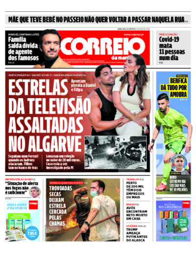Capa de quinta-feira, 14 de agosto de 2025