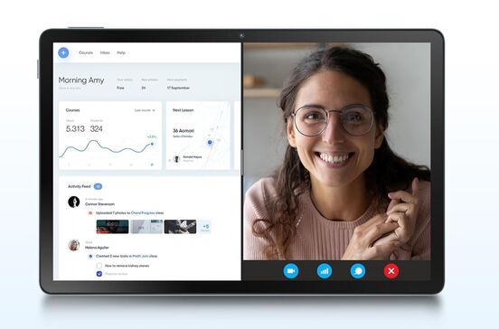 Tablet ideal para estudantes com videochamadas e processador octa-core Unisoc T7200